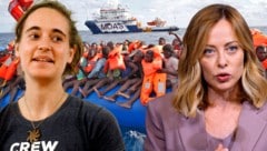 Die damalige Sea-Watch-Kapitänin Carola Rackete aus Deutschland strengte mit tatkräftiger ...