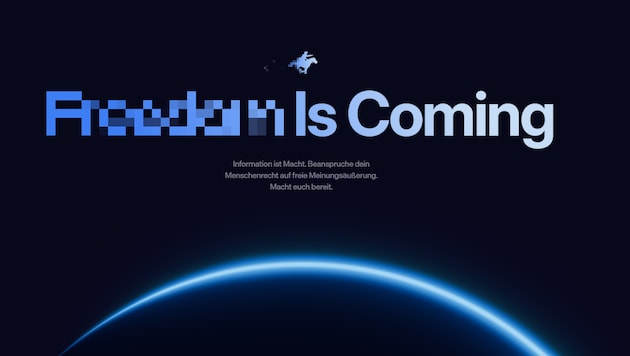 Über die Webseite freedom.gov sollen die Nutzer künftig mittels einer VPN-Funktion ihre Herkunft ...