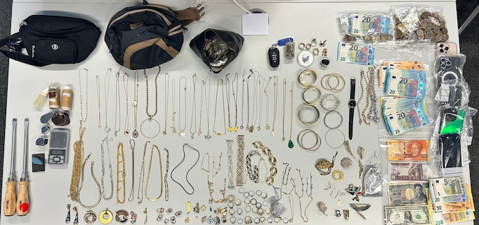 Sichergestellte Beute