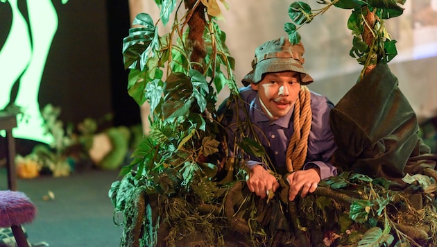 Vinzent Gebesmair in „Die Reise zum Mittelpunkt des Waldes“