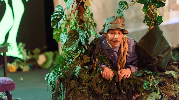 Vinzent Gebesmair in „Die Reise zum Mittelpunkt des Waldes“