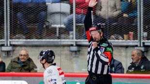 Ausgepfiffen! Eishockey-Schiedsrichter Elias Seewald beendet seine Karriere.