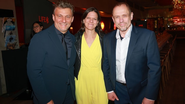 Startenor Jonas Kaufmann mit Ehefrau Christiane Lutz bei Gery Keszler im M32