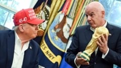 Ziemlich beste Freunde: Donald Trump und FIFA-Präsident Gianni Infantino 
