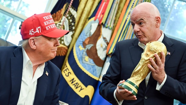 Ziemlich beste Freunde: Donald Trump und FIFA-Präsident Gianni Infantino