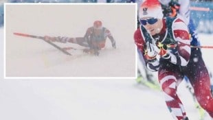 Stefan Rettenegger kam in seiner letzten Runde zu Sturz – Johannes Lamparter (rechts) konnte die ...