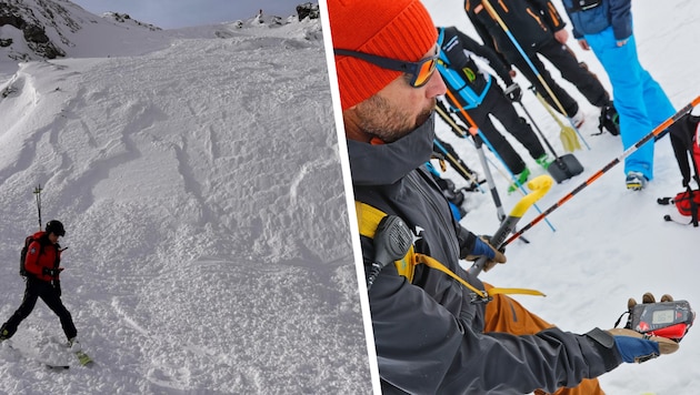 Die Suche mit dem LVS-Gerät nach dem Vater war vergeblich – der Holländer hatte keine ...