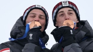 Am Ende durften Stefan Rettenegger und Johannes Lamparter doch noch über Edelmetall jubeln.