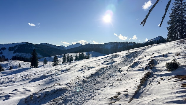 „Frau Holle“ zeigt sich noch einmal von ihrer fleißigen Seite.
