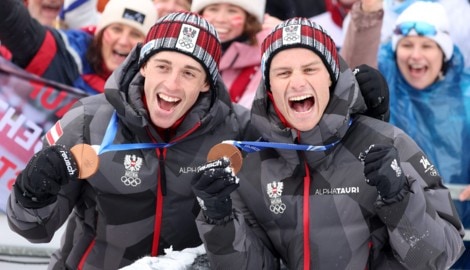 Mit Stefan Retteneggers und Johannes Lamparters Bronzemedaille ist die Edelmetallausbeute von ...