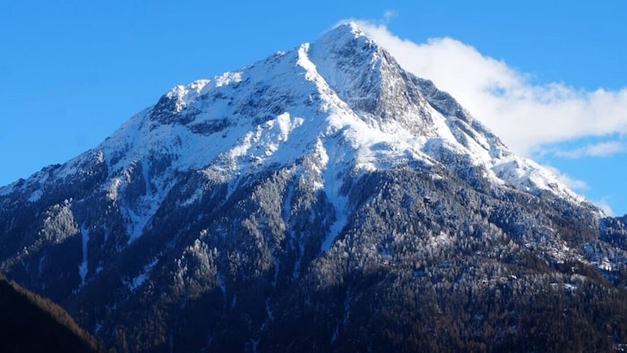 Der Gamskogel über Längenfeld ist optisch ein Begleiter während der Tour.