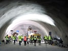 Bauarbeiten im Tunnel sind schon fertiggestellt. Archivbild. 