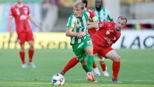 Im ersten Saisonduell im vergangenen August unterlagen Fabian Gmeiner &amp; Co. beim KSV mit ...