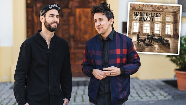 Zwei, die sich gefunden haben. Manu Delago (l.) und Max ZT vermischten auf ihrem Album „Deuce“ ...