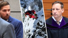 Nach mehr als 13 Stunden fällte Richter Norbert Hofer (rechts) ein Urteil im Marathon-Prozess um ...