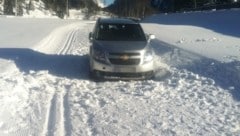 Das Navi seines Pkw führte einen Urlauber in Bichlbach auf eine Langlaufloipe.