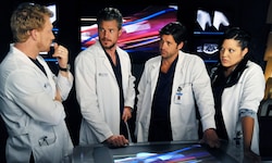 Patrick Dempsey stand mit Eric Dane für „Grey‘s Anatomy“ vor der Kamera. Jetzt sprach er über ...