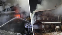 Rund 100 Florianis kämpften viele Stunden gegen die Flammen.