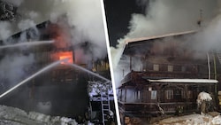 Rund 100 Florianis kämpften viele Stunden gegen die Flammen.