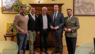 Treffen in Bad Aussee: Thomas Schönauer, Herbert Hansmann, Herbert Angerer, Karlheinz Kornhäusl ...