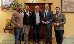 Treffen in Bad Aussee: Thomas Schönauer, Herbert Hansmann, Herbert Angerer, Karlheinz Kornhäusl ...