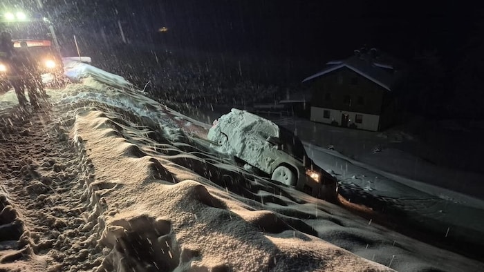 Fahrzeugbergung der Florianis in Heiligenblut.