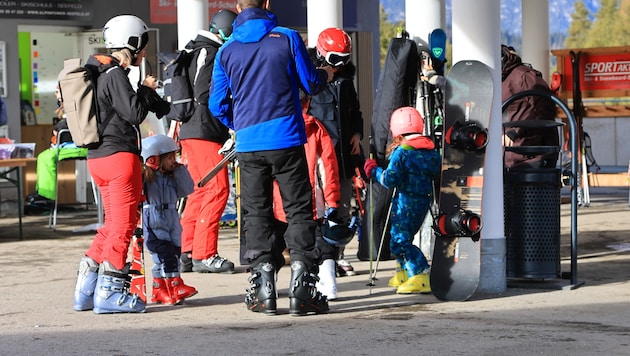 Trotz Teuerung lassen sich viele Familien den Winterurlaub nicht nehmen.