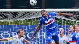 Donovan Pines ist in der Abwehr des GAK der Fels in der Brandung.