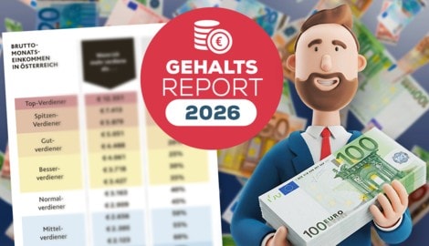 Der neueste Lohnsteuer-Report zeigt, ab wann der Mann in Österreich wirklich zur Elite gehört.