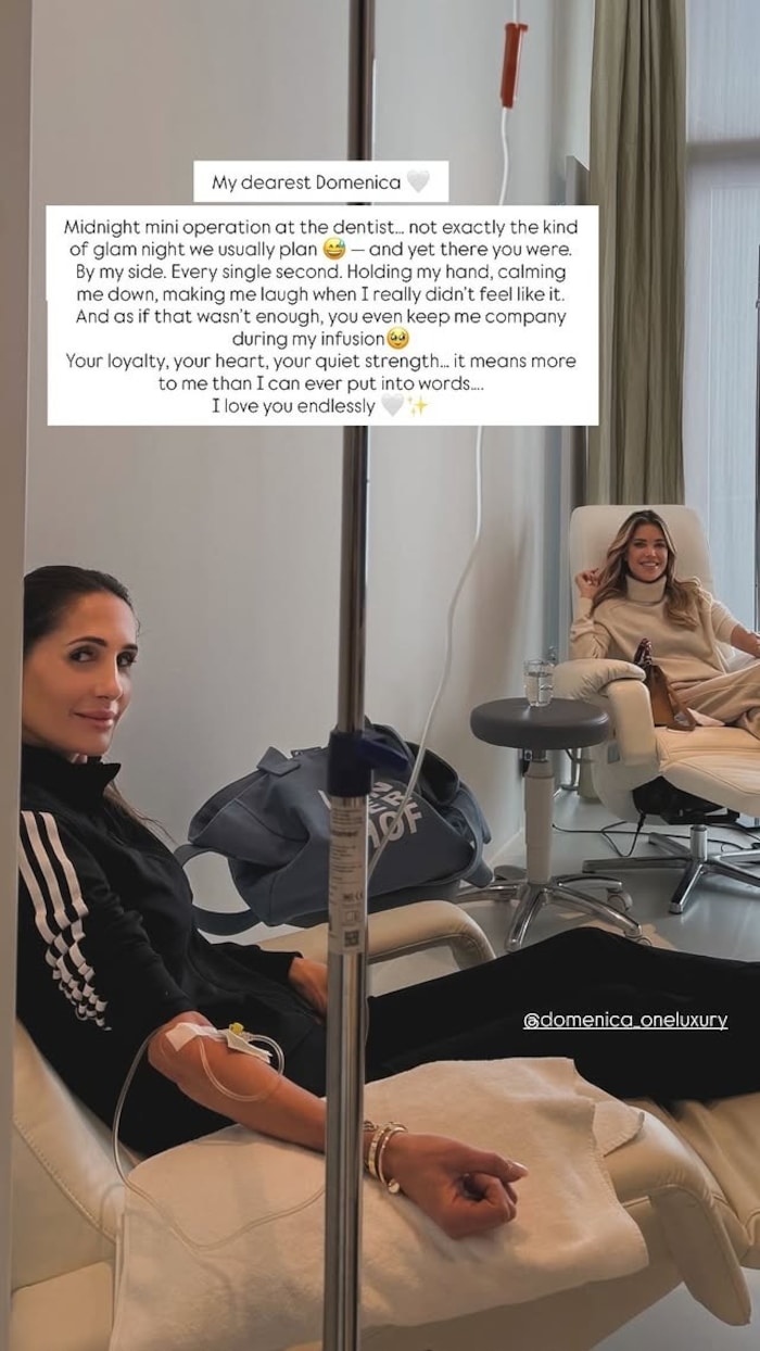 Sylvie Meis bedankte sich bei ihrer Freundin dafür, dass sie ihr während der Aufregungen der ...