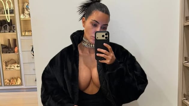Dieses Foto gefällt sicher auch Lewis Hamilton: Kim Kardashian sorgte mit diesem Dekolleté jetzt ...