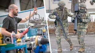 In Zivil oder in Uniform – das Bundesheer bietet eine Vielfalt an Jobs.