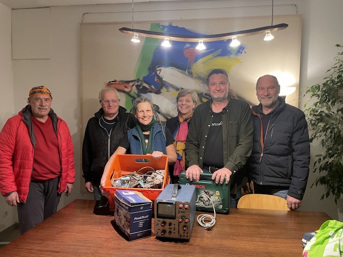 Das „verSTOFFte“ Team des letzten Treffs Ende 2025.