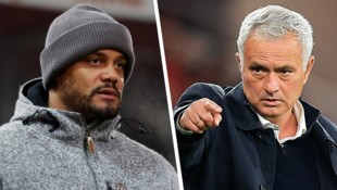 Vincent Kompany und José Mourinho