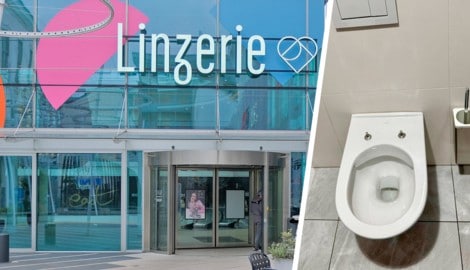Im Einkaufszentrum Linzerie fehlte in der öffentlichen WC-Anlage plötzlich die Klobrille.