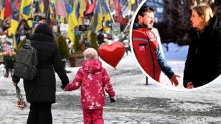 Trotz großer Trauer um unzählige Kriegsopfer stellen sich die Ukrainer weiter beherzt Putin ...