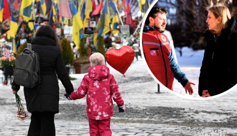 Trotz großer Trauer um unzählige Kriegsopfer stellen sich die Ukrainer weiter beherzt Putin ...