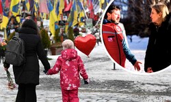 Trotz großer Trauer um unzählige Kriegsopfer stellen sich die Ukrainer weiter beherzt Putin ...