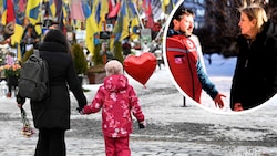 Trotz großer Trauer um unzählige Kriegsopfer stellen sich die Ukrainer weiter beherzt Putin ...