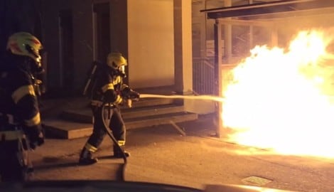 Die Feuerwehr konnte das Feuer rasch löschen.