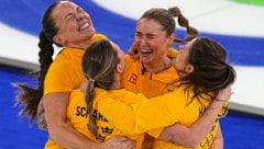 Jubel bei den Schwedinnnen.