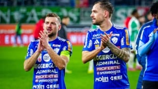 Hartberg um Kapitän Heil (li.) könnte im Sommer ein ganz anderes Gesicht haben.