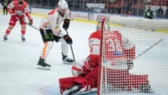 Die 99ers fanden lange in Bozen-Schlussmann Sam Harvey ihren Meister.