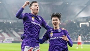 Eggestein (l.) und Violett wollen heute über die Top 6 jubeln.