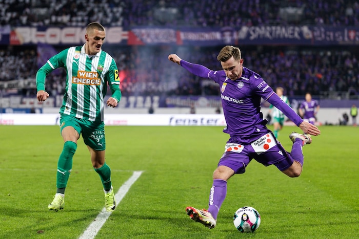 Johannes Eggestein im Derby gegen Rapid