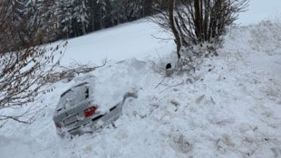 Teile der Steiermark versanken regelrecht im Schnee.