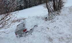 Teile der Steiermark versanken regelrecht im Schnee.