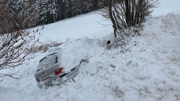 Teile der Steiermark versanken regelrecht im Schnee.