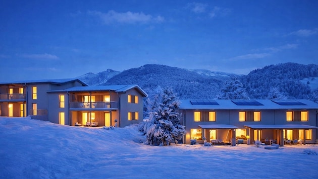 So soll die Eigentumswohnanlage „Wohnpark St. Peter“ in Rennweg aussehen.