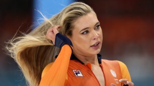 Jutta Leerdam begleitete ihren Verlobten ins Spital.